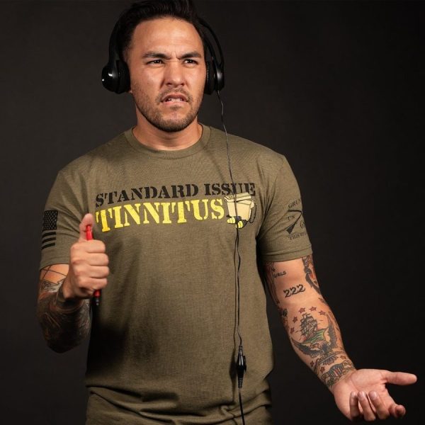 Tinnitus T-Shirt - Military Green - Image 6
