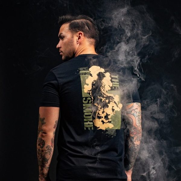 Bring The Smoke T-Shirt - Black - Image 3