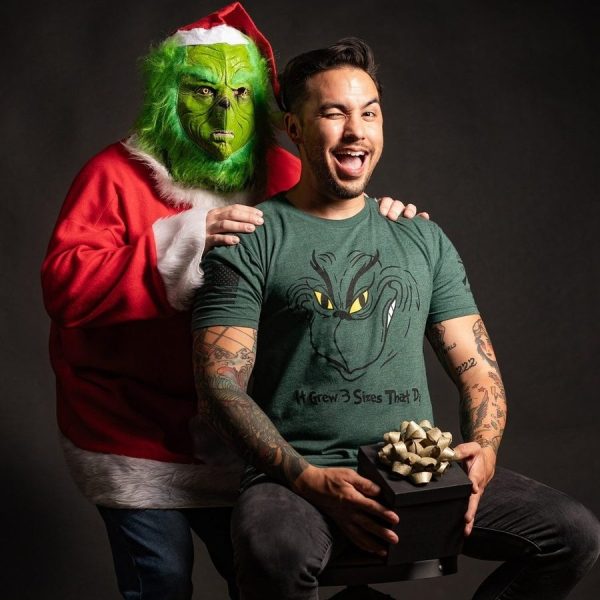 Grinch Grows T-Shirt - Heather Forest Green - Image 7