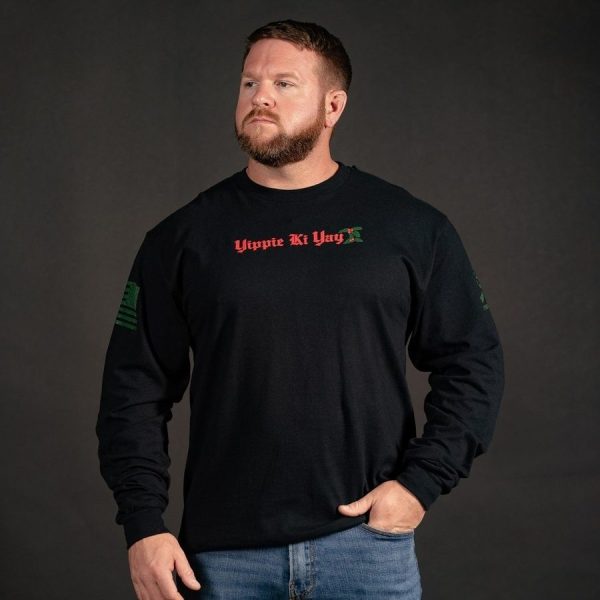 Yippie Ki Yay 2.0 Long Sleeve - Black - Image 4