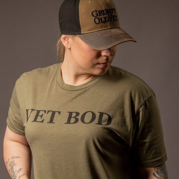 Women's Vet Bod Boyfriend Fit T-Shirt - Military Green - Image 5