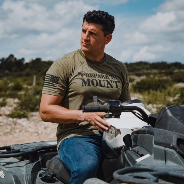 Prepare To Mount T-Shirt - Military Green - Image 7