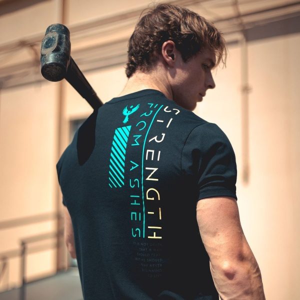 Strength From Ashes T-Shirt - Black - Image 3