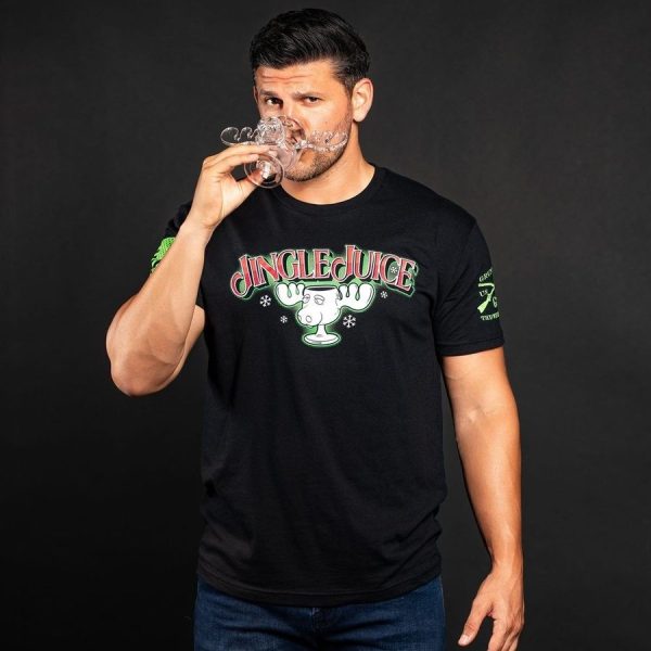 Jingle Juice T-Shirt - Black - Image 6