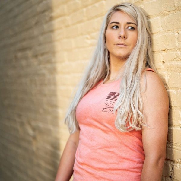 Women's Strength Through Suffering Everyday Tank - Heather Sunset