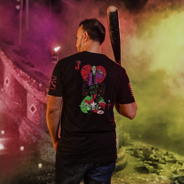 Love Is Crazy T-Shirt - Black - Image 3
