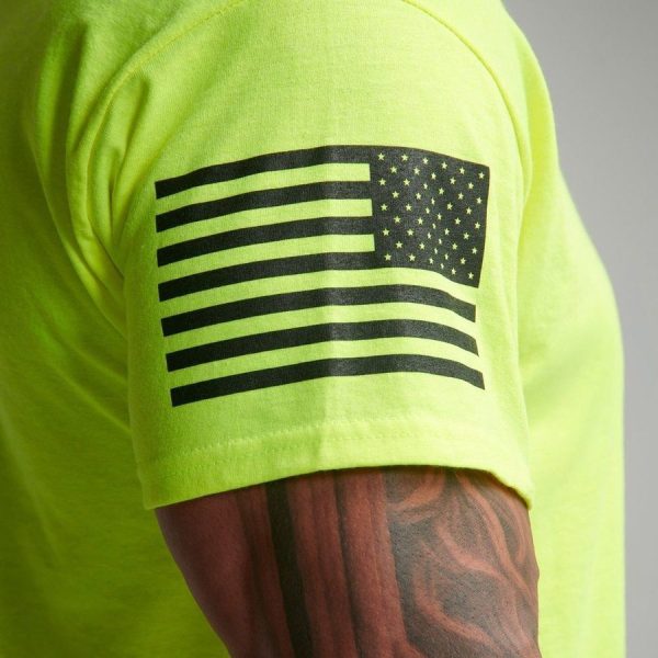 Safety Green Basic T-Shirts - Safety Green - 3 Pack - Image 3