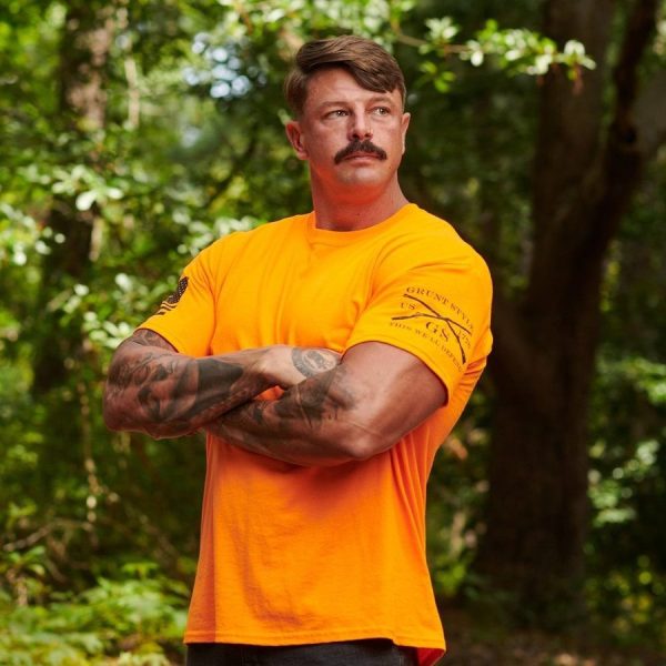 Safety Orange Basic T-Shirts - Safety Orange - 3 Pack - Image 2
