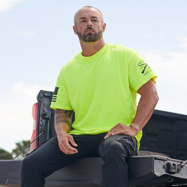 Safety Green Basic T-Shirts - Safety Green - 3 Pack - Image 4