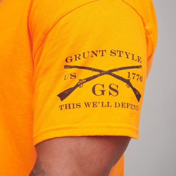 Safety Orange Basic T-Shirts - Safety Orange - 3 Pack - Image 4