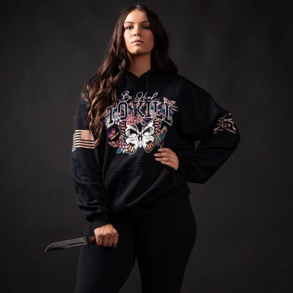Women's Hard To Kill Hoodie - Black - Image 4