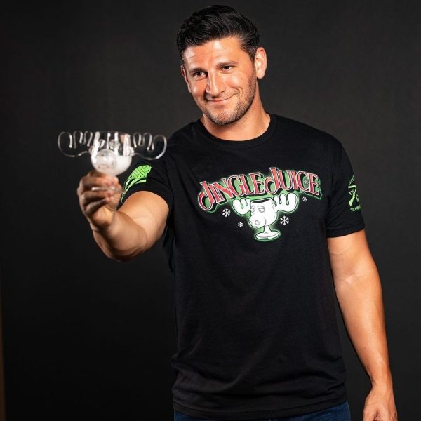 Jingle Juice T-Shirt - Black - Image 5