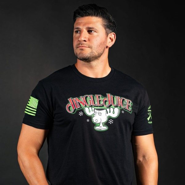 Jingle Juice T-Shirt - Black - Image 4
