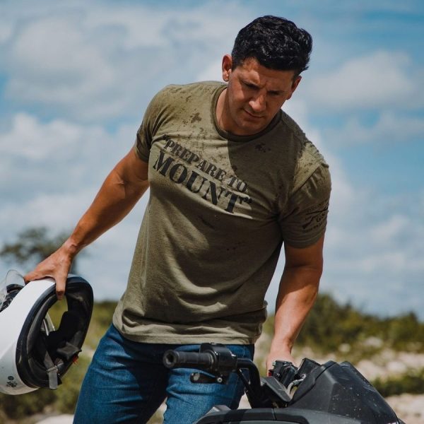 Prepare To Mount T-Shirt - Military Green - Image 8