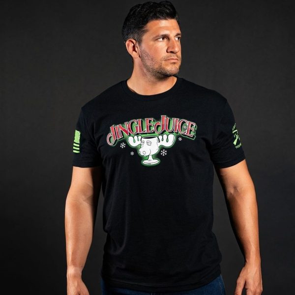 Jingle Juice T-Shirt - Black - Image 7