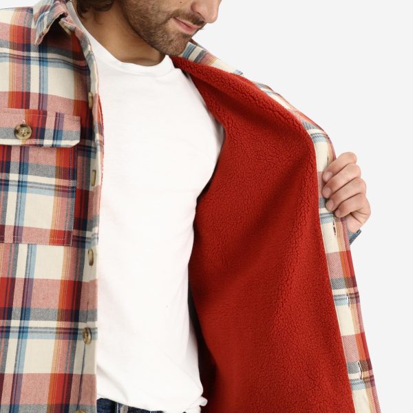 Men's Benny Sherpa Lined Flannel Jacket - Image 7