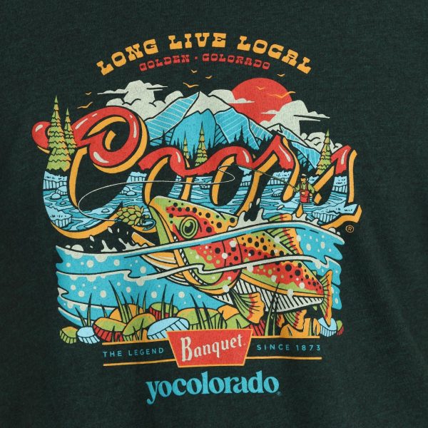 Unisex Coors Banquet x YoColorado Fly Fishing T-Shirt - LIMITED EDITION - Image 5