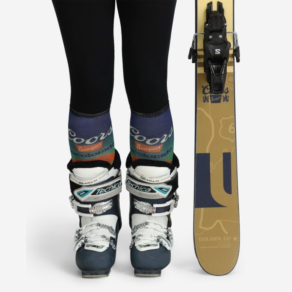 Smartwool x  YoColorado x Coors Banquet Over the Calf Ski Socks - LIMITED EDITION - Image 8