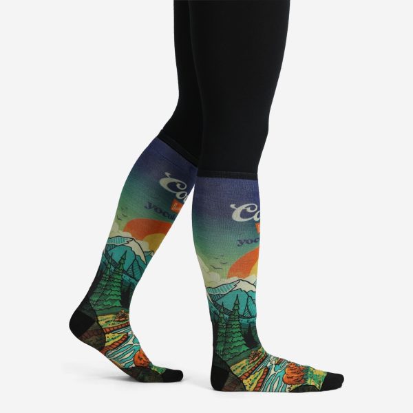 Smartwool x  YoColorado x Coors Banquet Over the Calf Ski Socks - LIMITED EDITION - Image 2