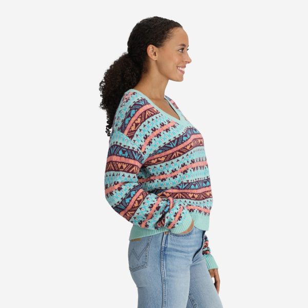 Women's Fair Isle Knit Sweater - Image 3