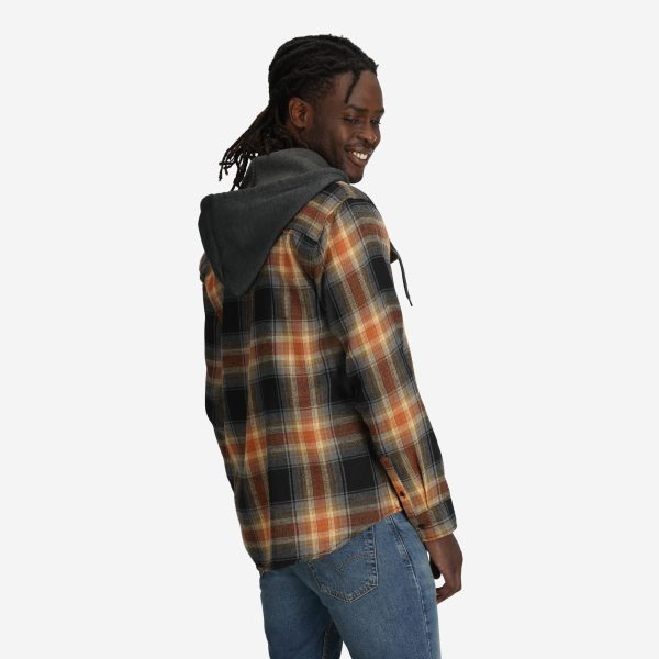 Men's Mill Valley Hooded Flannel Button Up - Image 3