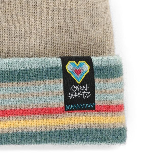 Open Hearts Collection Stripe Cuff Beanie - LIMITED EDITION - Image 4