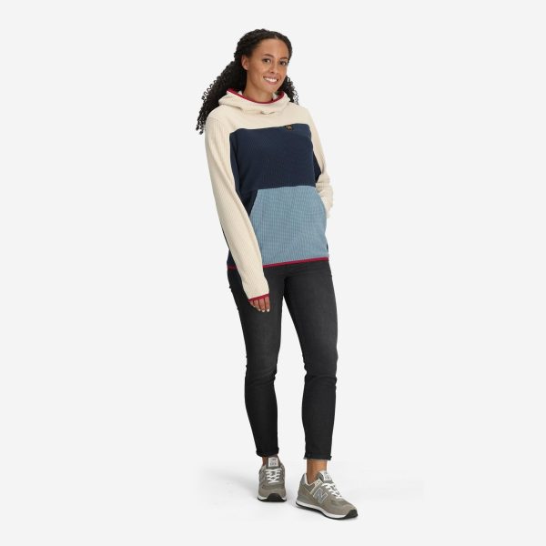 Unisex Verve Grid Fleece Hoodie in Alpine - Image 9