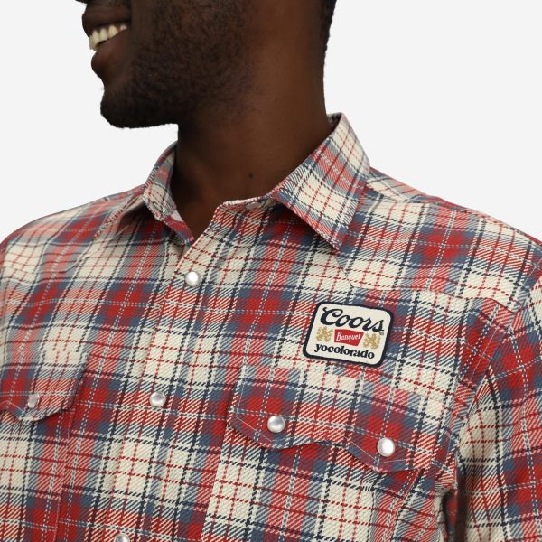 Men's Western Coors Banquet Collab Plaid Tech Shirt - LIMITED EDITION - Image 8