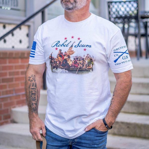 Rebel Scum T-Shirt - White - Image 2