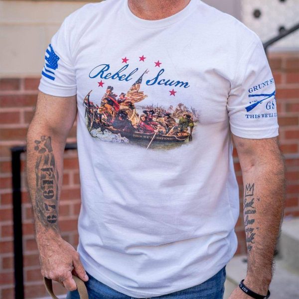Rebel Scum T-Shirt - White - Image 6