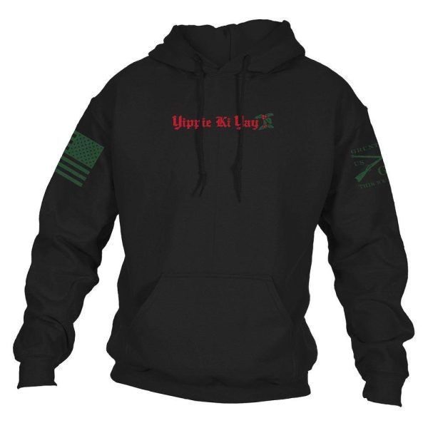 Yippie Ki Yay 2.0 Hoodie - Black - Image 4