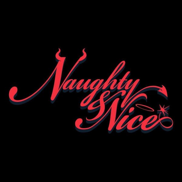 Women's Naughty and Nice V-Neck - Black - Image 3