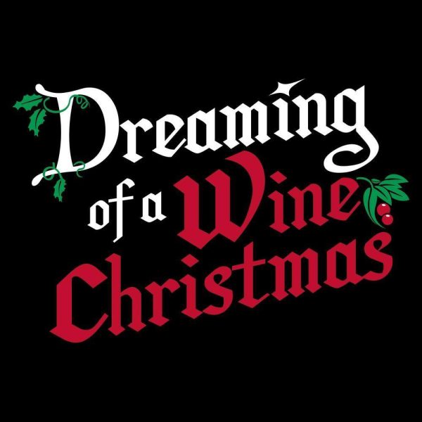 Women's Wine Christmas V-Neck - Black - Image 3