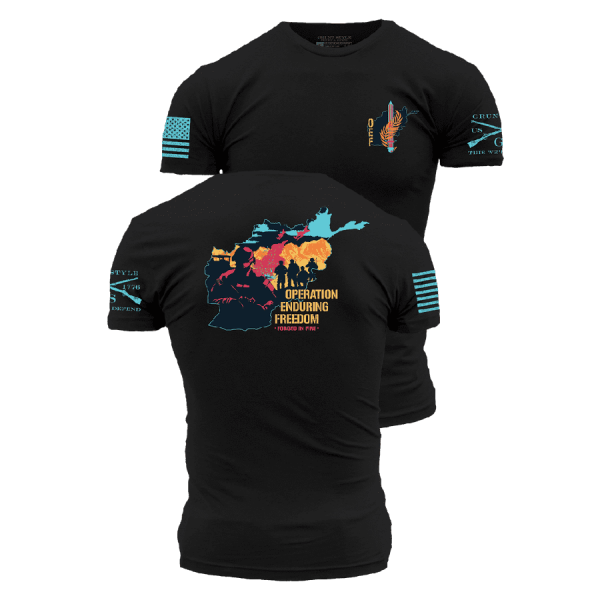 OEF - Forged In Fire T-Shirt - Black