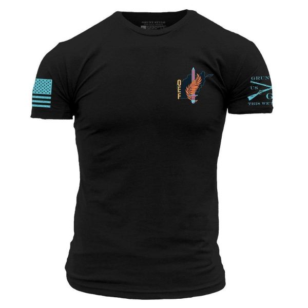 OEF - Forged In Fire T-Shirt - Black - Image 5