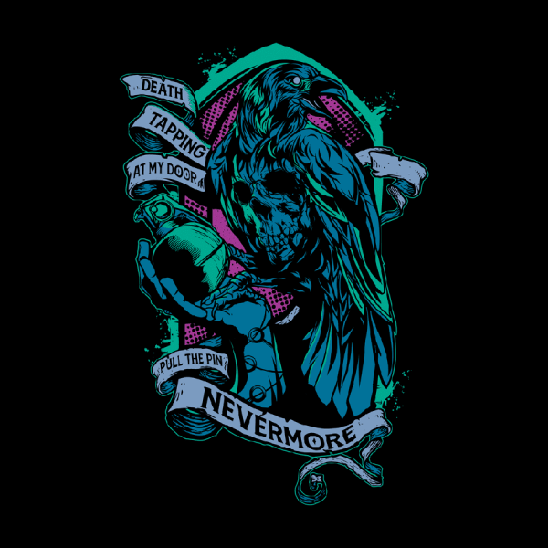 The Raven T-Shirt - Black - Image 2