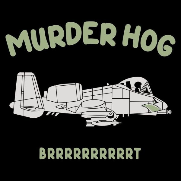 Murder Hog Long Sleeve - Black - Image 2