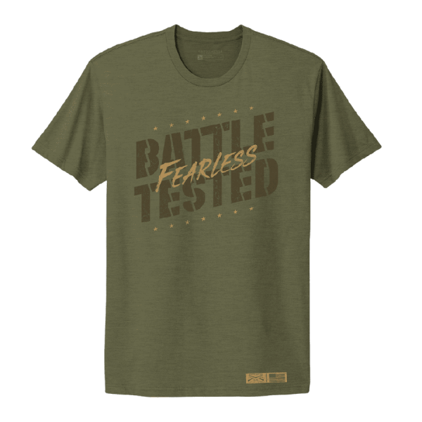 Women's Fearless Boyfriend Fit T-Shirt - Military Green - Image 2