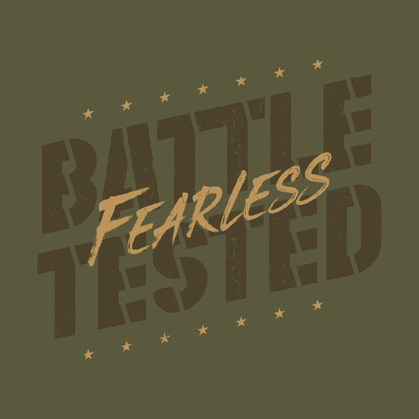 Women's Fearless Boyfriend Fit T-Shirt - Military Green - Image 3