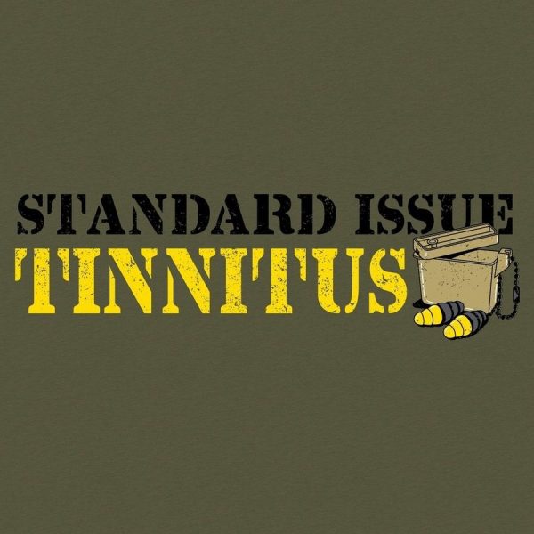 Tinnitus T-Shirt - Military Green - Image 2