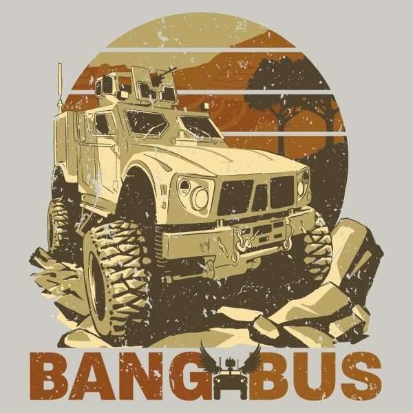 Bang Bus T-Shirt - Sand - Image 2