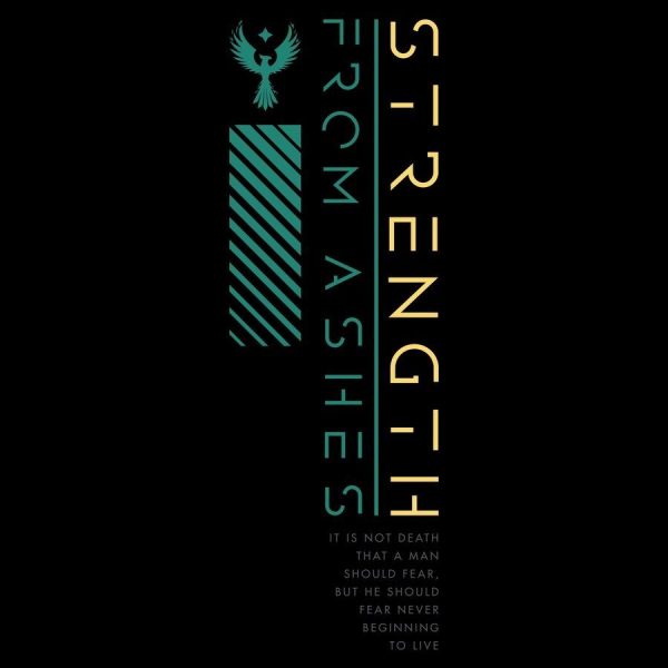Strength From Ashes T-Shirt - Black - Image 2