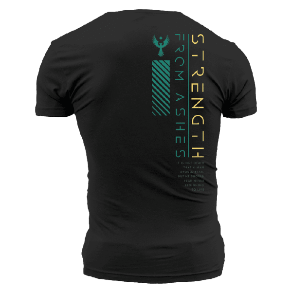 Strength From Ashes T-Shirt - Black - Image 7