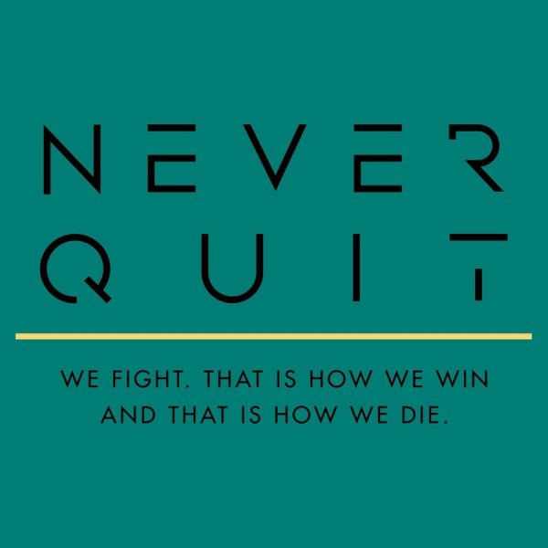 Never Quit T-Shirt - Heather Aqua - Image 8