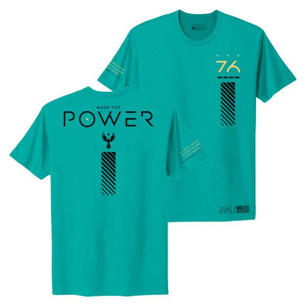 Women's Made For Power Boyfriend Fit T-Shirt - Heather Aqua - Image 2