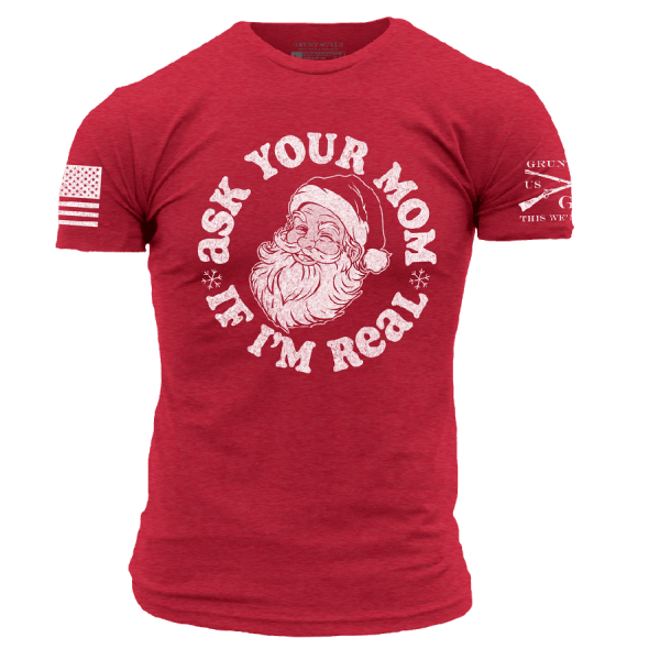 Ask Your Mom T-Shirt - Red