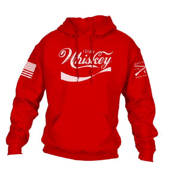 Enjoy Whiskey Hoodie - Red