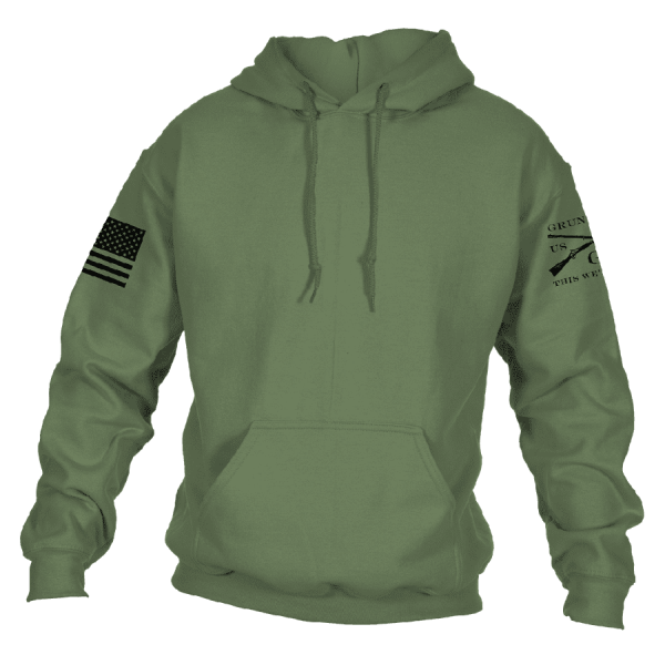 Standard Issue Core Basic Hoodie 2 Pack - Black & Military Green - Image 2