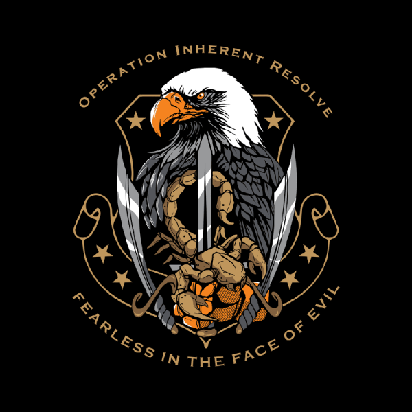 Operation Inherent Resolve T-Shirt - Black - Image 2