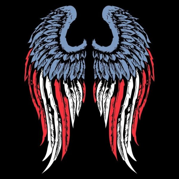 Women's Freedom Angel Boyfriend Fit T-Shirt - Black - Image 2